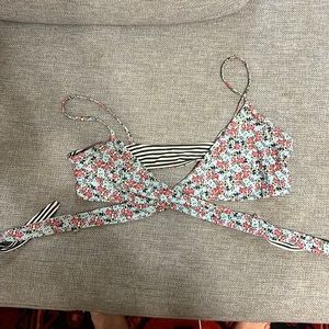 L space wrap bathing suit